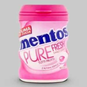 Жев.резинка Mentos Pure Тутти-Фрутти 60гр 