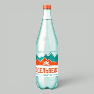 Вода Эдельвейс газ. 1л