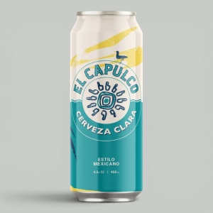 Пивной напиток El Capulco 0,45 л. 4,5% ж/б
