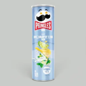 Чипсы картофельные Pringles Лайм и сливочный сыр 110гр 